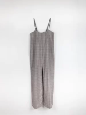 Ethically Made, Check Wide Leg Jumpsuit