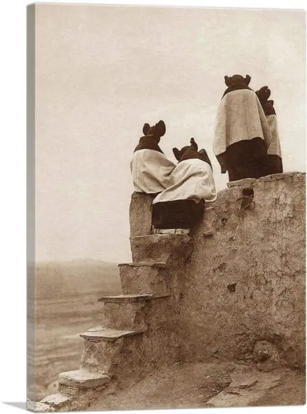 edward s curtis photograph art canvas print