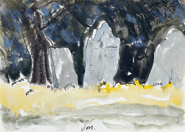 Arthur Dove Old Tombstone Painting