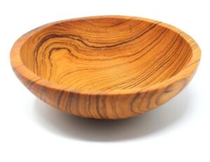 6 inch Hand Carved Olive Wood Bowl