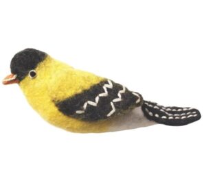 handmade felt bird