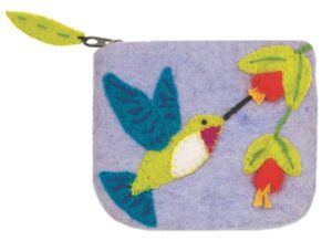 Hummingbird Coin Purse made in Nepal
