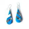 Abalone & Turquoise Earrings - Image 2