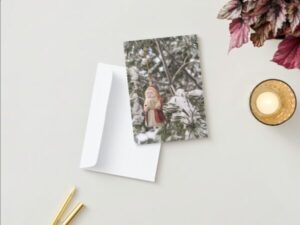 saint nicholas holiday greeting card