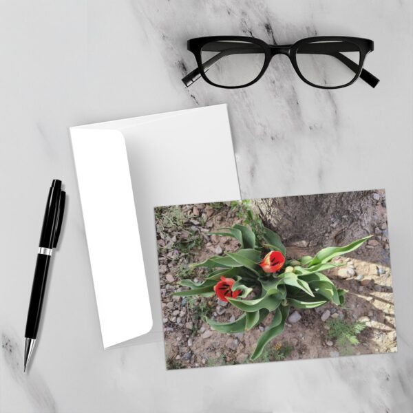 greeting card on desk